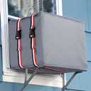 UNUN Window Air Conditioner Covers for Outside , AC Unit Covers Outdoor 25.5W x 17H x 21D Inches