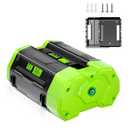 【With Holder & LED Indicator】5.0Ah Replacement Battery for EGO 56V Battery BA2800 BA4200 BA1400 BA5600T, Fit for EGO 56 Volt Battery Power+ Tools ST1502LB STA1500 CS1604 HT2400 LB4800 LB5804 LB6504