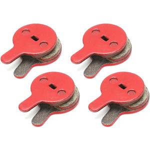 Bike Disc Brake Pads, Bicycle Resin Oil Brakes Pad Semi Metal Smooth Braking Low Noise Replacement Bicycle Pads Kit Cycling Mute 026 Accessory Set for BOL BB8 Mountain Electric Scooters 4 Pairs