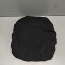 Sweet Home Collection Cushion Memory Foam Chair Pads Honeycomb Nonslip Back Seat Cover 16" x 16" , Black 1 Pack