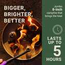 Radiate XL Portable Campfire As Seen On Shark Tank - Made in USA - Up to 2 Hours of Burn Time - Reusable Travel Fire Pit for Camping, Beach, Patio - Portable Fire Pit (Eucalyptus Scent)