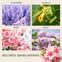 Premium Vanilla Soy Wax Jar Candle,80 Hours Long Lasting Candles 12 oz