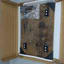 Appliance Slider, Sliding Tray for Coffee Maker, Coffee Pot Slider for Countertop, 360 Rolling Tray Appliance Slider for Kitchen Appliances- Rustic Brown (9.5 X 14)