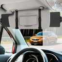 Sun Visor Extender for Car, Visor Extender Sun Blocker, Sun Visor Extension with Anti-Glare Lens Blocks UV & Sunlight, Adjustable Car Sun Visor for Safe Driving (Pack of 1)
