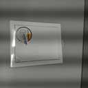 8x10 Inch White Access Panel for Drywall  ABS Plastic Square Wall, Ceiling Access Door for Plumbing Electrical HVAC - Indoor Drywall Access Panel, 8 x 10 Access Panel for Crawl Space