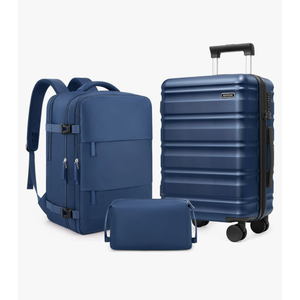 3 Piece Luggage Set 20 Inch Carry On Suitcase with Spinner Wheels, PC Hard Shell TSA Lock, Expandable & Fully Lined Interior, Airline Approved