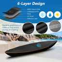 Kayak Cover 600D Waterproof UV Protection and Dust Resistant Heavy Duty Full Canoe Cover for Indoor/Outdoor Kayak/Canoe/Paddle Board with Storage Bag Kayak Covers for Outdoor Storage