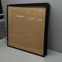 24x24 Picture Frame Set of 4, Black 24 x 24 Frame High Transparent Wall Gallery Poster Canvas Photo Frames for 24 by 24 inches