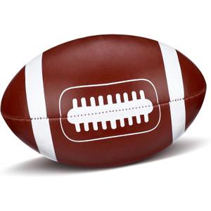 Soft Football Soft Stress Ball 6 Inch Mini Small Brown Football for Indoor Playing Catch Game Sport Decor Party Props Sport Reward Gift to Family and Friends