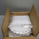 12 Pcs Cupcake Stand Set - White Plastic Dessert Table Display Set, 4 x Cupcake Stands Cookie Tray Rack Serving Tower, 4x Acrylic Donut Stands, 4x Dessert Trays for Wedding Baby Shower Tea Party