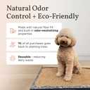 Puppy Bark Potty Natural Dog Potty for Small Dogs & Teething Puppies - Odor Neutralizing Reusable Indoor Solution for Apartments - Eco-Friendly Pee Pad Alternative - Large 30x20