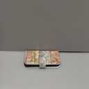 LUMARKE Designed for iPhone 12 Wallet Case, iPhone 12 Pro Case - Flip Folio Cover - 4 Card Slots Holder - Leather Magnetic Kickstand - Shockproof Protective Phone Case 6.1" Classic Flower Garden