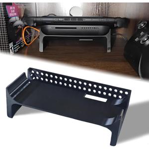 Game Consoles Stand for Switch 2 (2025), Horizontal Angled Airflow Dock Stand for Switch 2 Shelves, Game Console Accessories for Shelves, Easy Docking and Undocking