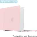 B BELK Compatible for MacBook Air 15 inch Case 2026 2025 2024 2023 M5 M4 M3 M2 Model A3448 A3241 A3114 A2941, Protective Hard Shell for Mac Air 15" + Keyboard Cover & Screen Protector, Light Pink