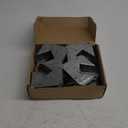 QWORK Galvanized 18-Gauge Hurricane Tie, 40 Pack Steel Connector for Roofing Trusses Wood Timber, Resist High Wind/ Earthquake Forces