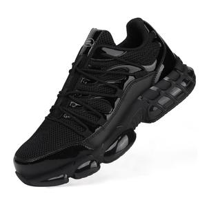 Steel Toe Shoes for Men Women Composite Toe Shoes Indestructible Safety Shoes Lightweight Steel Toe Sneakers Slip Resistant Puncture Proof Air Cushion Breathable Industry Construction Work Shoes Size EU 39.5