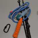 Flirt Pole for Dogs, Tether Tug Outdoor Dog Toy, Interactive Toys for Large Breed & Puppies, Agility Training Equipment, Durable Rope Toy with Chew Ball, Exercise & Training Tool