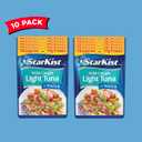 StarKist Chunk Light Tuna in Water, 2.6 oz Pouch (10 Pack) Ready to Eat Wild Caught Tuna, 17g Protein, 70 Calories Per Serving, Gluten Free, Soy Free, Kosher, Perfect for Salads, Keto Meals and Snacks (EXP 05/20/28)