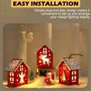 Village Collection Accessories Three Socket Light Set, 5 White Replacement Bulbs. for use with Various Village Series