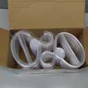 FoldTier Scarf Hanger Plastic Holder Organizer Space Saving Scarf Organizer Clothes Hanger for Scarves Headscarves Clothing Sorting Storing(Clear,100 Pcs)