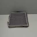 Hanging Closet Organize and Shelves, 6-Hanging Shelf with 2 Side Pockets，Storage Foldable (Grey)