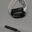 Aulumu A01 Carbon Fibre Case with Apple Watch Ultra Band 49MM | Luxury Lightweight Design | Only for Apple Watch Band Ultra 1/2 49mm | Carbon Fibre Case (White Straps)