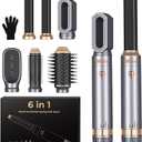 Air Styler Hair Styler 6 in 1, Hair Dryer Brush, 30 mm Curling Iron with Air, Give Hair Volume, Straighten, Curl and Blow Dry Dry Hair (No Rotating Hot Air Brush)