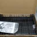 MidWest Homes for Pets 30-Inch Two-Door iCrate Folding Dog Crate with Divider Panel, Leak-Proof Tray & Secure Latches  Metal Wire Kennel for Medium Breeds  Portable, Durable & Easy to Assemble