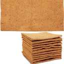 Farmlyn Creek Coco Fiber Substrate Mats for Small Pets, Natural Coir (10 x 20 in, 12 Pack)