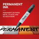 Sharpie 38250PP Permanent Markers, Chisel Tip, Assorted Colors, 8-Count, Standard Packaging