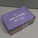 50 Pcs 1ml Syringes with Caps Oral Dispenser Individually Sterile Warpped for Medicine Dropper, Colostrum Collect Feeding Pets, Liquid