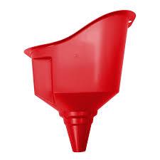 Hyper Tough Large Multi-Use Plastic Truck and Vehicle Funnel, Red