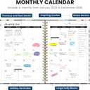 2 x 2026 Planner, Weekly and Monthly Planner for Women, January 2026 - December 2026, Hardcover 2026 Calendar Planner Book with Tabs, Inner Pocket, Spiral Bound, Perfect for Office Home School Supplies - A5 (6.3" x 8.5"), Rustic Bloom