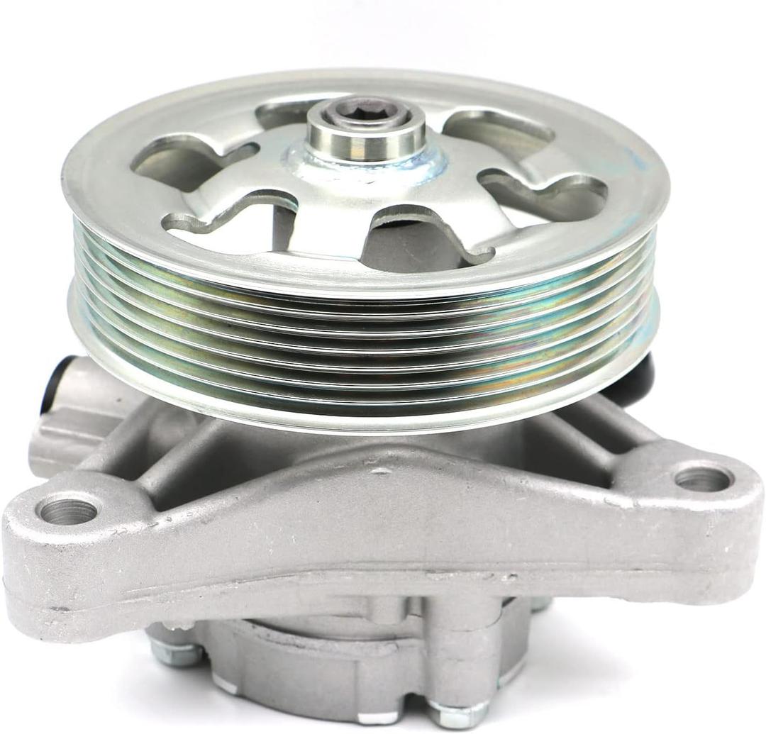 Chefull 21-5495 Power Steering Pump with Pulley Fits for 2008 2009 2010 2011 2012 for Honda Accord 2.4L, for 2008 2009 2010 2011 2012 for Accord 2.4, Power Assist Pump Assembly 56100-R40-A01
