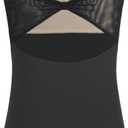 HIPPOSEUS Adorable and Comfortable Girls Ballet Leotards - Suitable for Dance and Gymnastics (12-14 Years, Black)