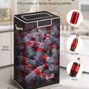 SOLEDI Recycle Bins for Kitchen,26 Gallon Recycling Bin with Lid and 2 Removeable Reusable Inner Bags,Indoor Recycling Trash Can for Collector of Bottles Cans, and Plastic,Black