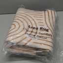 Modern Rug 2.5x10 Runners for Hallways, Abstract Kitchen Runner Rugs Non Slip Bath Runner, Rainbow Washable Rug for Bedroom, Soft Long Rugs for Entryway Bathroom Laundry Dorm, Orange