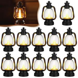 Amazon.com: Ferraycle 12 Pcs Mini Lantern Decor 4 Inch Western Lantern Table Centerpiece Small Vintage Camping Hanging Lamp Ornaments Bulk for Cowboy Cowgirl Wedding Halloween Christmas (6 Inch,Black) : Home & Kitchen