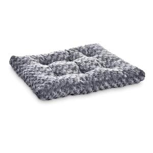 Amazon Basics Cat and Dog Bed and Crate Pad, Machine Washable, Indoor, 21x13 inches, Gray