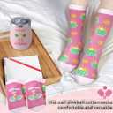 Patelai 5 Pcs Dink Ball Gifts for Women Funny Dinkball Blanket 12 oz Stainless Insulated Tumbler Novelty Socks Dinkball Lover Gift for Player Coach Christmas Birthday Mother Day (Pink, Green)