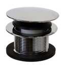 Westbrass A398R-26 1-1/2" NPSM Coarse Thread Mushroom Tip-Toe Bathtub Drain Stopper, Polished Chrome
