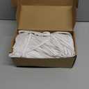 PATIKIL Reflective Piping Fabric Strip 109 Yds/100 Meters, Edging Braid Trim Sew on High Visibility Piping Tape for Clothing Bag, White