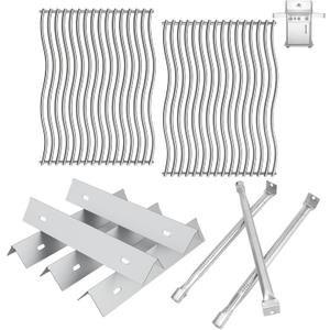 Grill Parts for Napoleon Rogue 425 Rogue SE 425 Rogue XT 425 Freestyle 425 RXT425SBNMK-1-A RXT425SIBPK-1, Grill Grate, Heat Plate & Burner Replacement Parts for Napoleon Grill Accessories