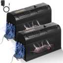 2026 Upgraded Electric Mouse Traps Indoor for Home High Voltage Instantly Kills Mice & Rats, No Touch Reusable Indoor Rodent Killer Electric Trap for Home, Kitchen, and Commercial Use,2 Pack