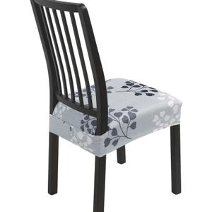 SearchI Dining Chair Seat Covers Set of 4, Stretch Removable Chair Covers for Dining Chairs, Kitchen Chair Covers Protector(Leaf Pattern)