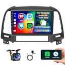 Amazon.com: Car Radio for Hyundai Santa Fe 2006 2007 2008 2009 2010 2011 2012, Android 13 Car Stereo Wireless Carplay, 9 inch Touch Screen for Santa Fe Carplay Android Auto Bluetooth GPS 2G RAM 64G ROM : Electronics