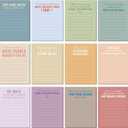 Funny Notepads with Sayings Sticky Funny Office Supplies to Do List Sarcastic Work Assorted Notepad for Workers, 12 Designs, 3 x 3.93 Inch(Vintage Style)