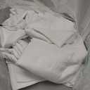 Maple&Stone Twin Flat Sheet 6 Pack,Premium Soft & Breathable,Brushed Microfiber Fabric,Anti-Shrinkage & Non-Fading,Bulk Flat Sheets Only Twin Size (White)