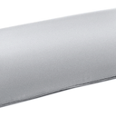 Half Moon Memory Foam Bolster Pillow Color Grey For Back & Neck , 19x8 inches, Grey color, Set Of 2