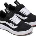 Vans Unisex-Child Range Exp Shoe | Boys' & Girls' Athletic Sneakers for Walking, Hiking & Fashion (10.5 Little Kid, Mesh Black/White)